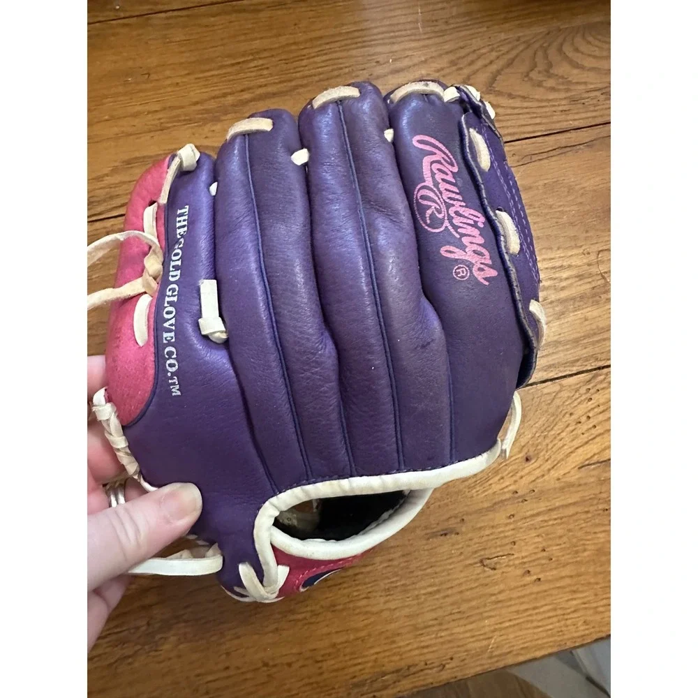 rawlings 10in baseball/ tee ball‎ glive pink and purple